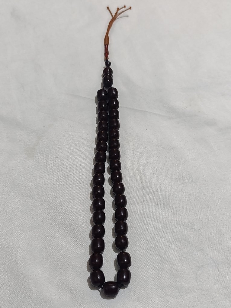  Ροζάριο - Κεχριμπάρι - 1970-1980 - Σπάνια Κομποσκοίνια Προσευχής  #1.0