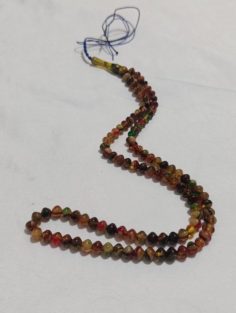  Ροζάριο - Κεχριμπάρι - 1970-1980 - Σπάνια Κομποσκοίνια Προσευχής  #3.2