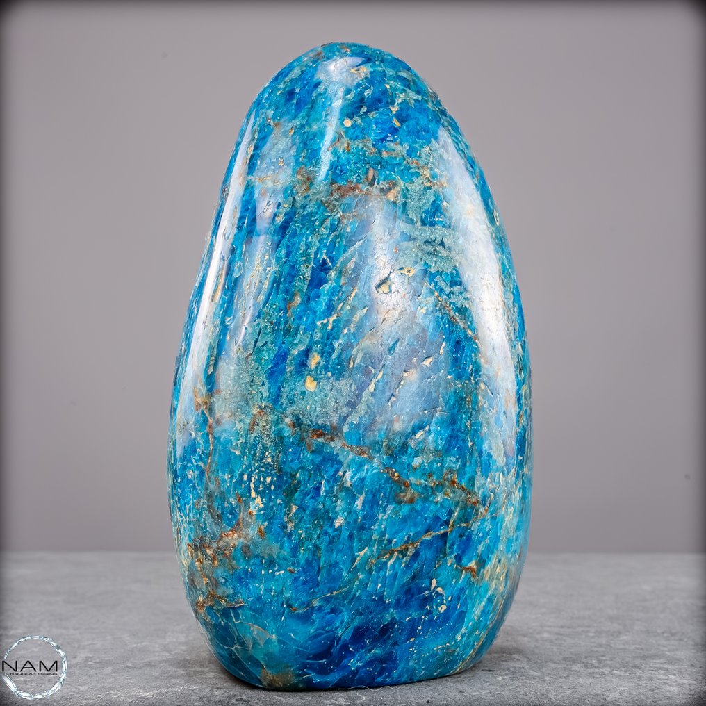 Φυσικό ουρανό μπλε Απατίτης Ελεύθερη μορφή- 1936.22 g #3.2