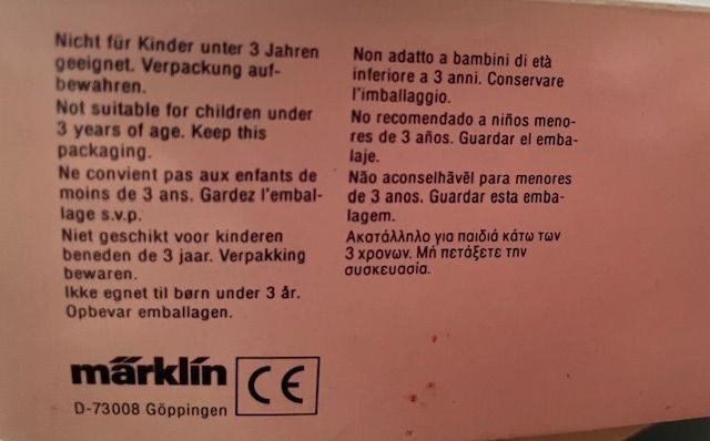 Märklin H0 - 46243 - Βαγόνι τρένου μοντελισμού (1) - Σετ 3 φορτηγά βαγόνια με σήμανση Erz IId. - DB #3.2
