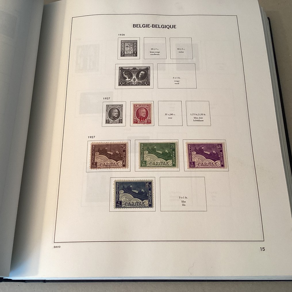 Belgique 1927/1990 - Collection Belgique non utilisée - OBP #1.0