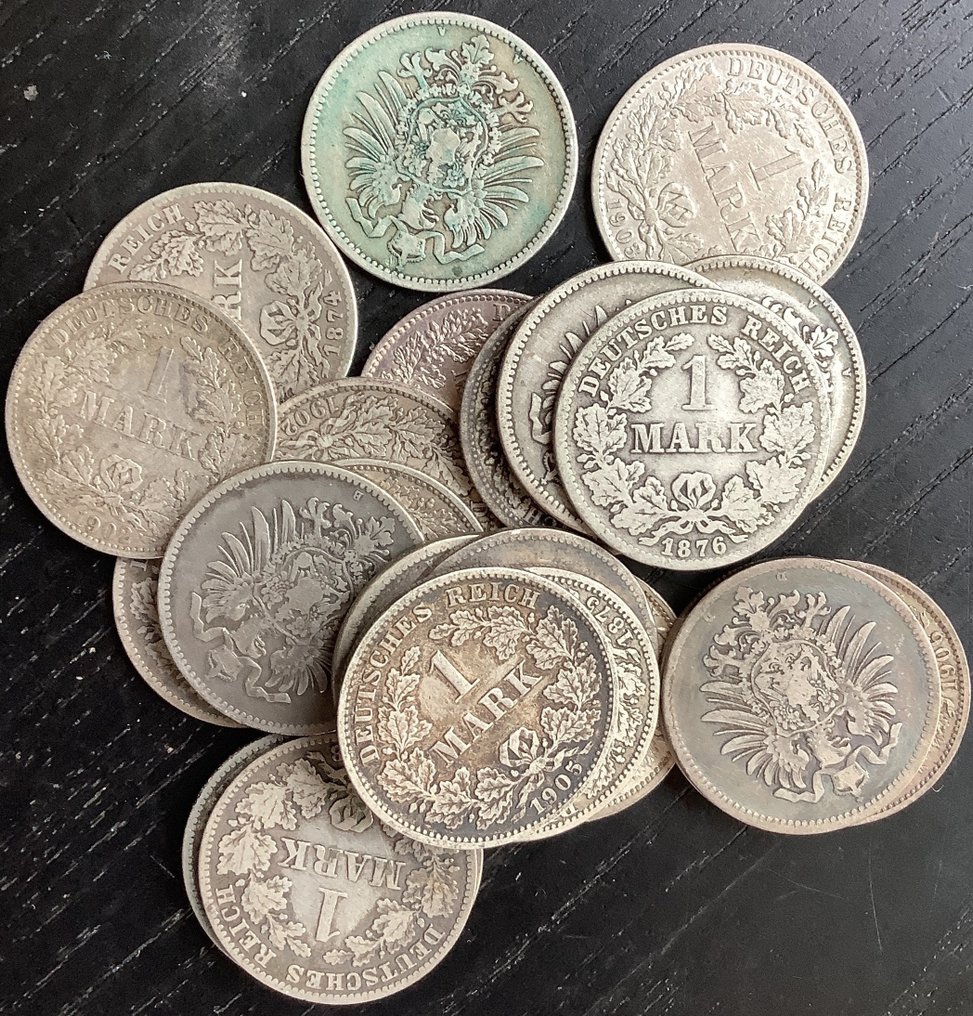 Γερμανία. 1 Mark 24x 1874/1915  (χωρίς τιμή ασφαλείας) #1.0
