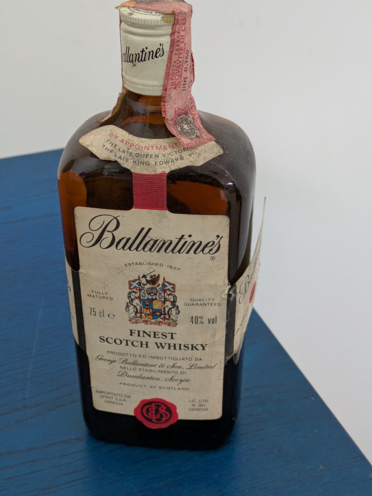 Ballantine's 12yo + Ballantine's Finest + Ballantine's 12yo Pure Malt  - 75cl, 70cl - 4 bottles #2.1
