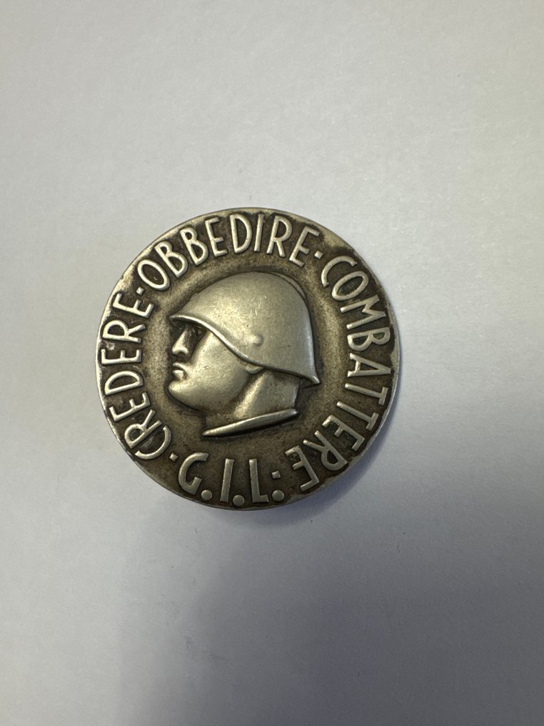 意大利 - 服务奖章 - 意大利青年在Littorio时期的展示 - 1937 #1.0