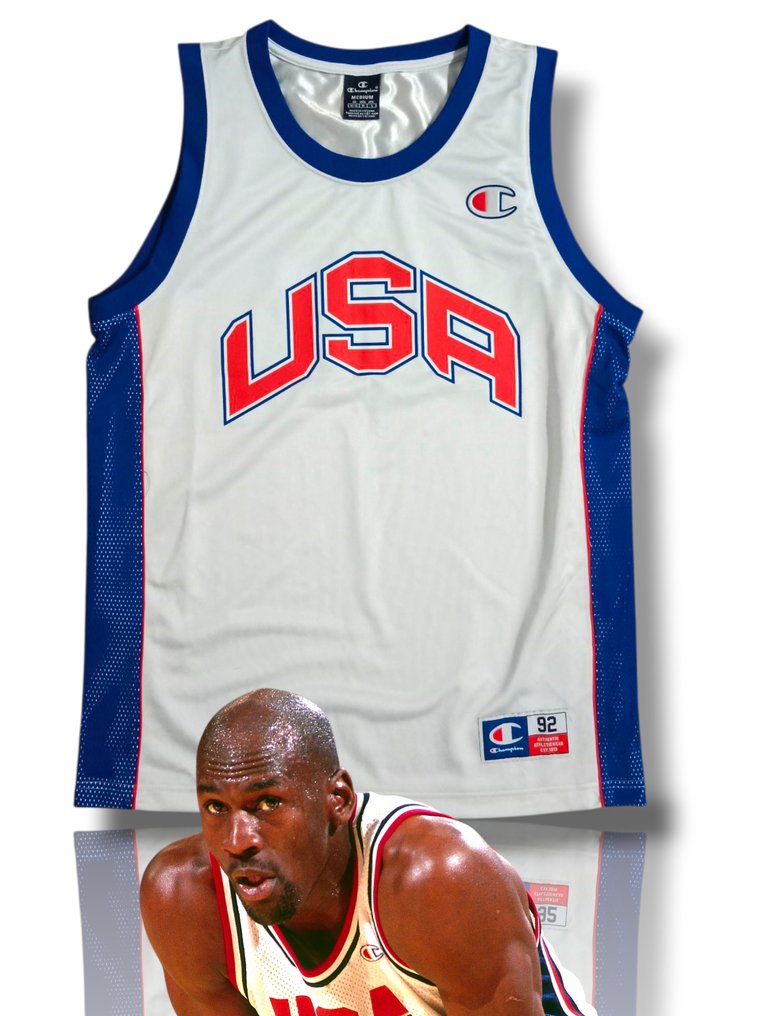 Dream Team Usa - 奧林匹克運動會 - 籃球運動衫 #1.0
