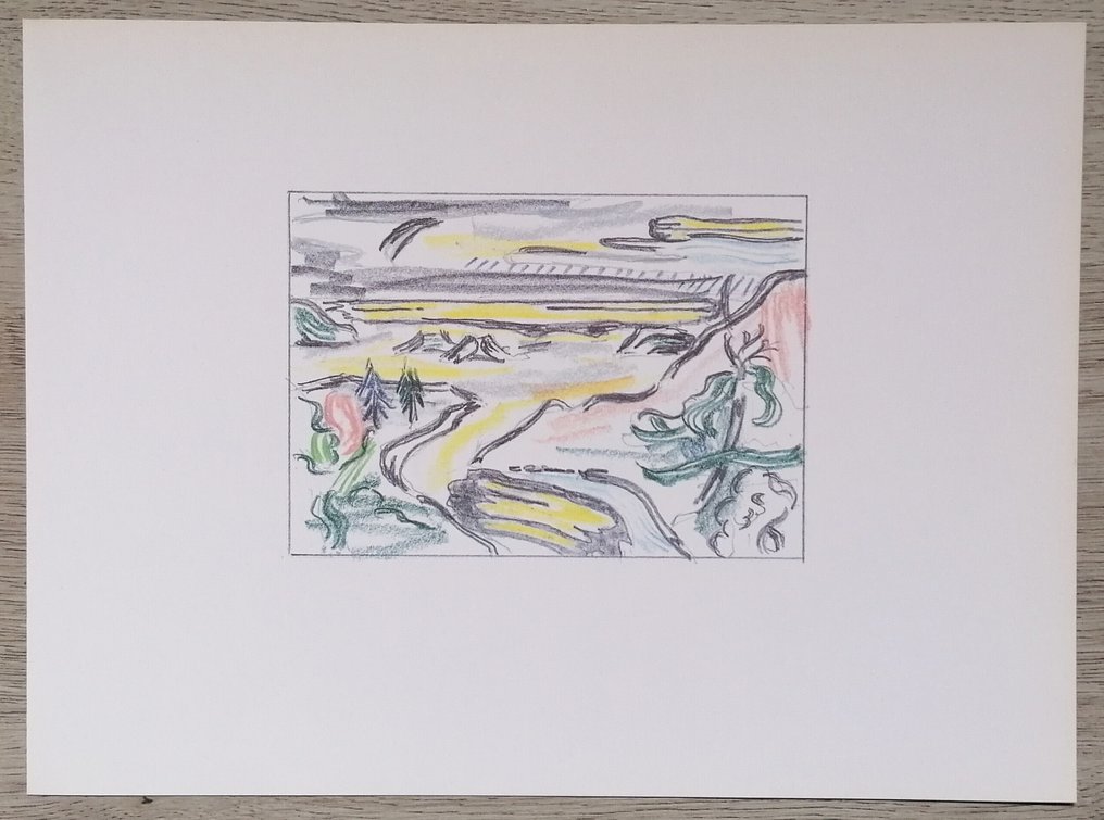 Roy Lichtenstein (1923-1997) - Landcape sketch II #1.0
