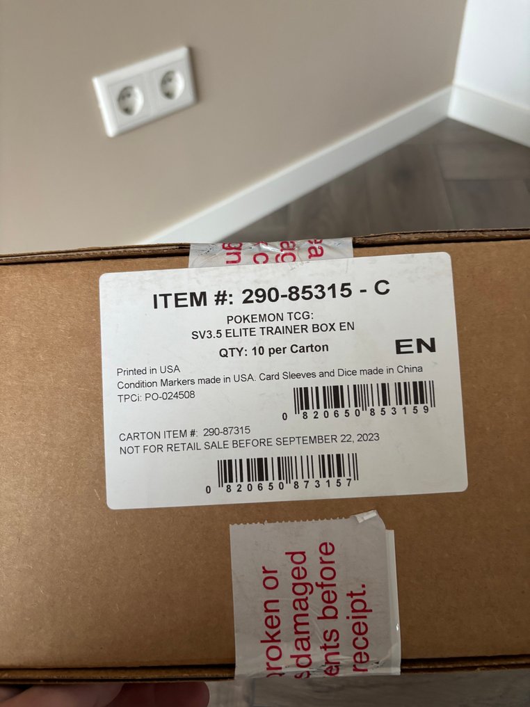 Pokémon - 10 Sealed box - Scarlet & Violet - SV3.5 - Elite Trainer Box - 151 #1.0