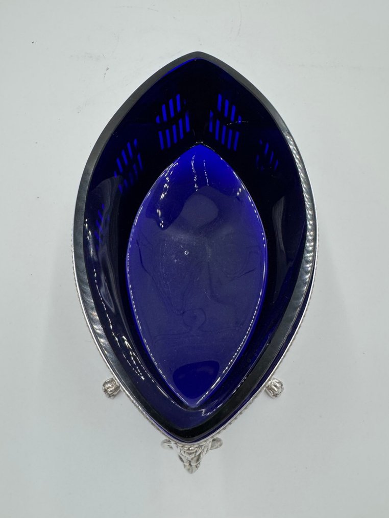 WMF / Geislingen - 花盆架 - 镀银 - 镰刀形的花坛 #3.2