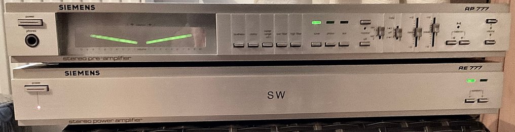 Siemens (Sanyo) - Preamplifier RP 777 and power amplifier RE 777 Hi-fi set - Multiple models #1.0