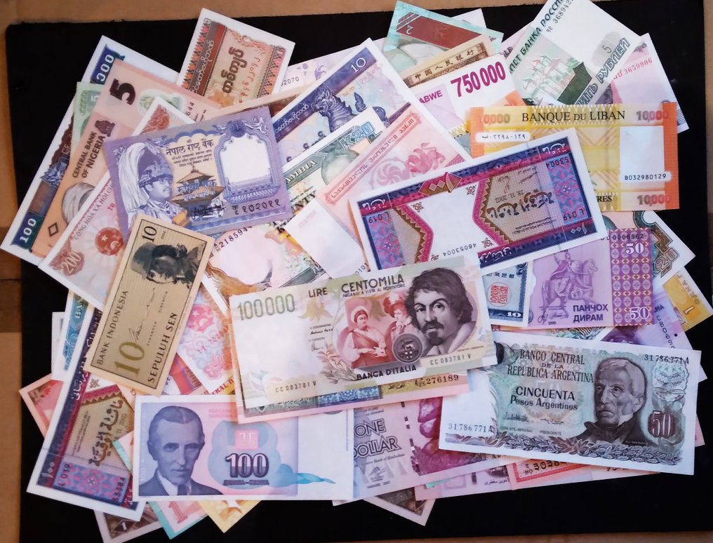 World. - 98 banknotes - various dates  (No reserve price) #1.0