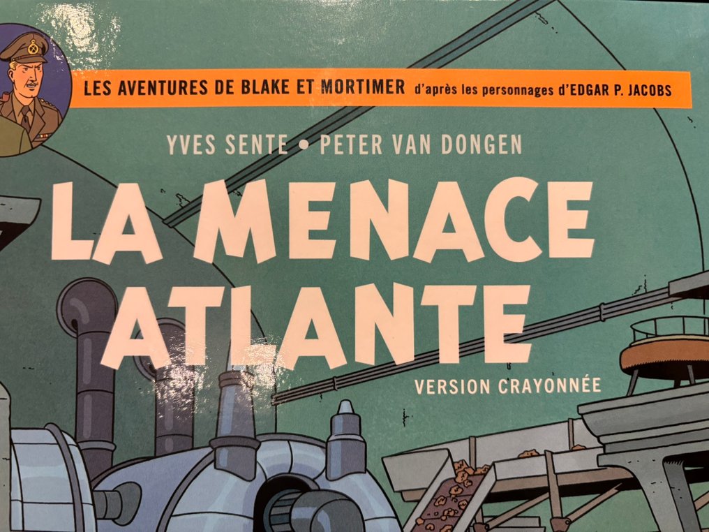Blake et Mortimer T31 - La Menace atlante - Version crayonnée - C - 1 Album - Limited edition - 2025 #2.1