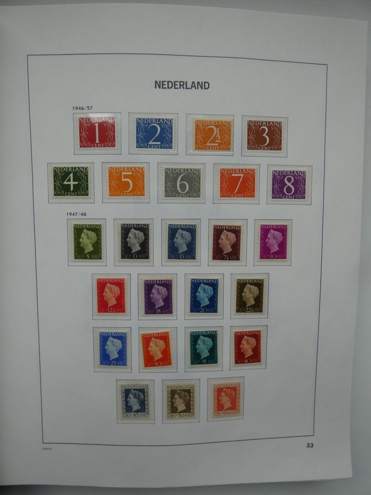 Netherlands 1945/1995 - Stamp collection in 2 x DAVO LX albums. #4.3