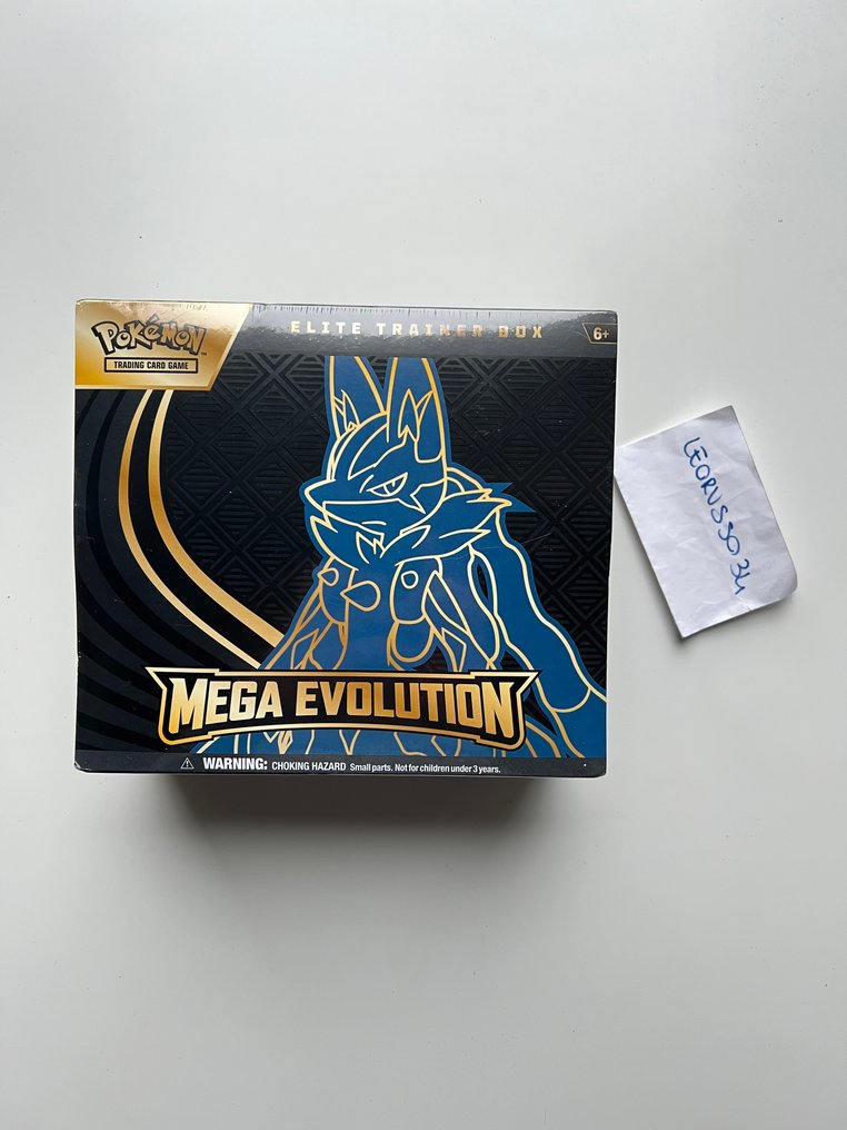 Pokémon - 1 Elite Trainer Box - Pokemon Mega Evolution Elite Trainer Box Lucario #1.0