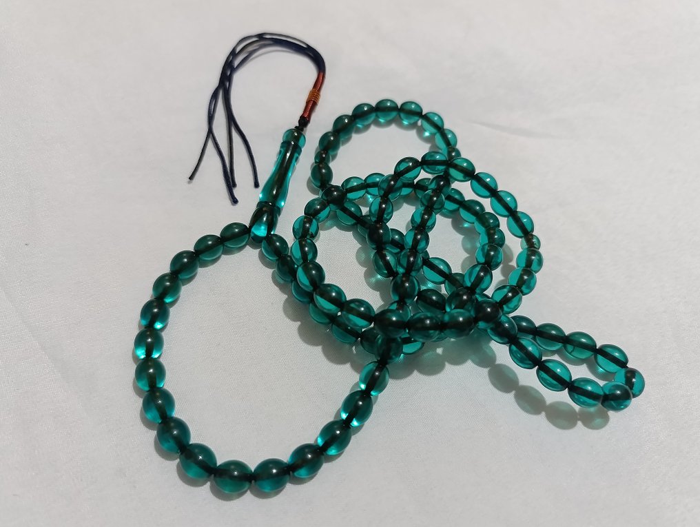  Ροζάριο - Κεχριμπάρι - 1970-1980 - Σπάνια Κομποσκοίνια Προσευχής  #1.0