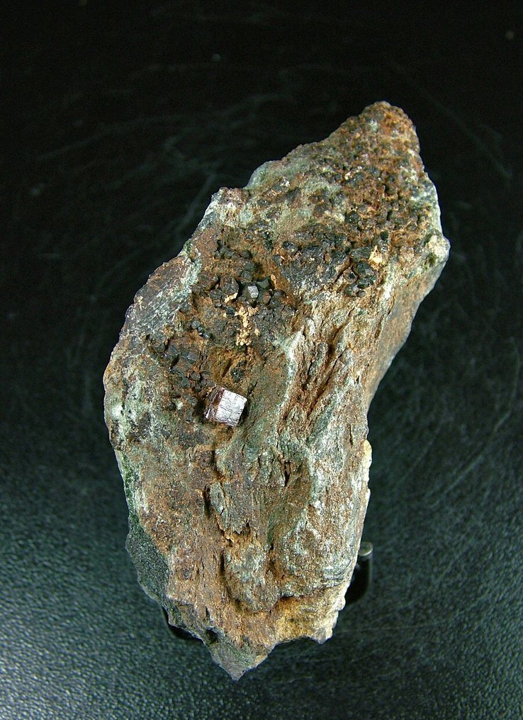 CW1868 Typical Perovskite with Magnetite Crystals on matrix - Height: 95 mm - Width: 57 mm- 225 g - (1) #3.2