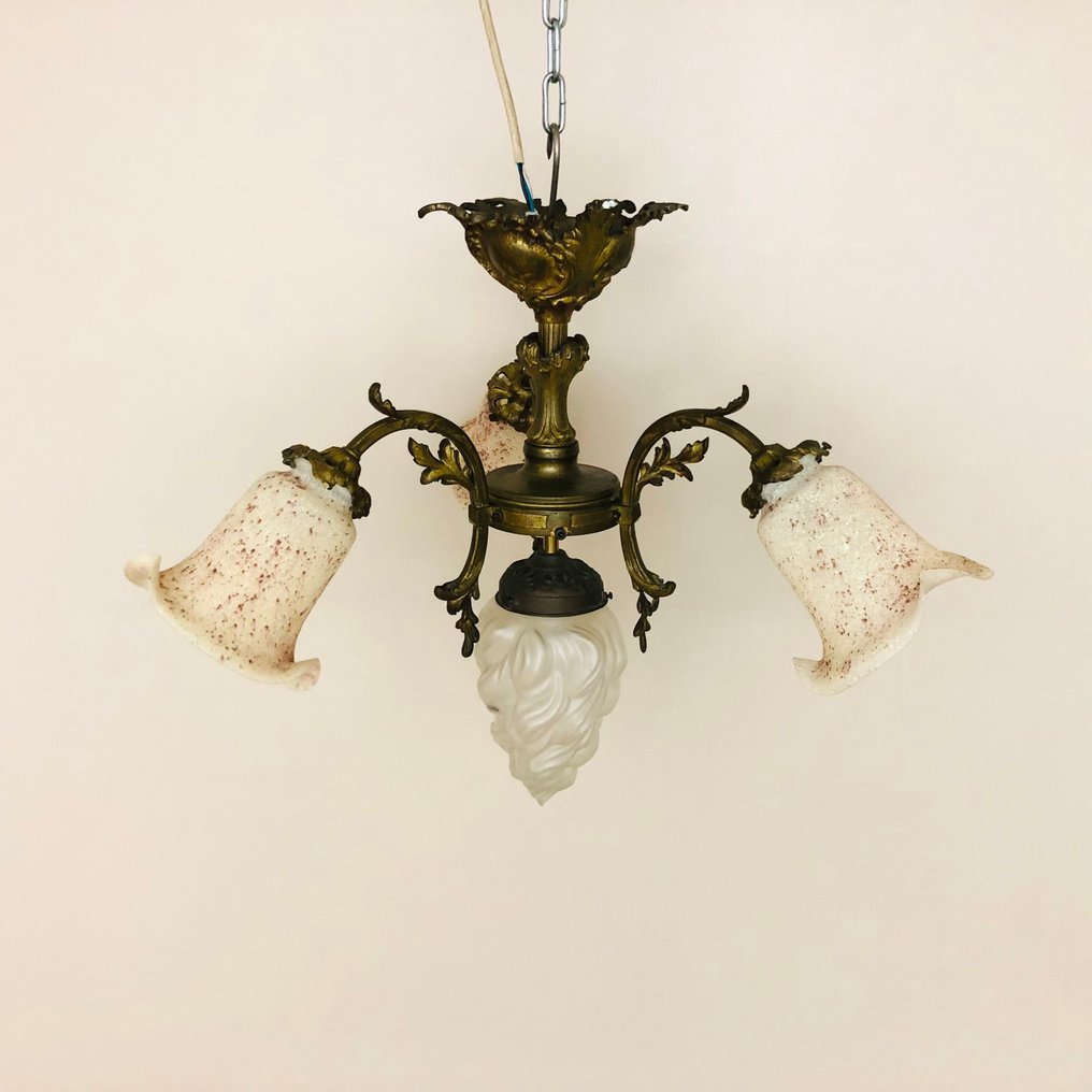 Hængende lampe - Bronze, Glas #1.0