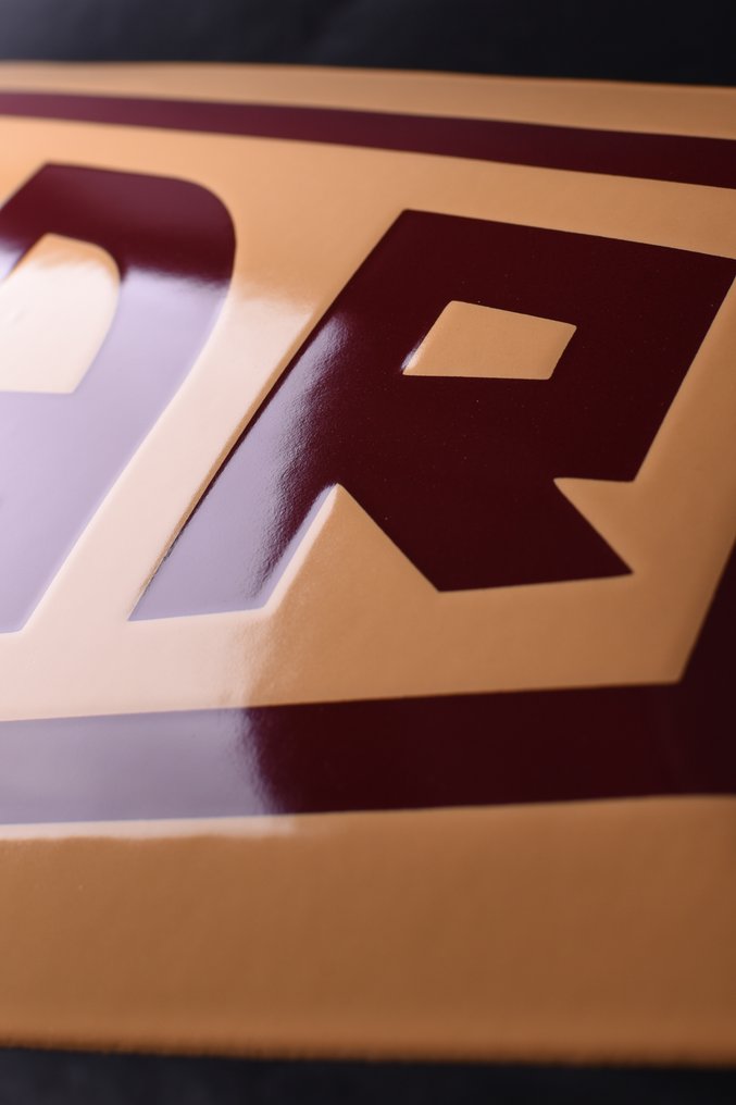 Sign - Jaguar - XXL Jag XK120; XK130 badge; enamel sign #4.3