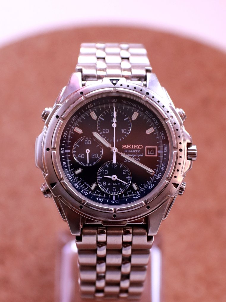 Seiko - Chronographe Quartz - No reserve price - 7T32 - 7C40 - Men - 1990-1999  #1.0
