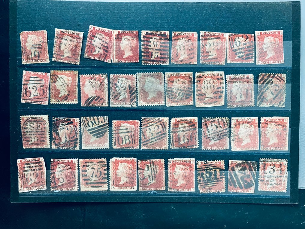 大不列顛  - 佩妮·雷德邮票系列 -维多利亚女王 #3.2