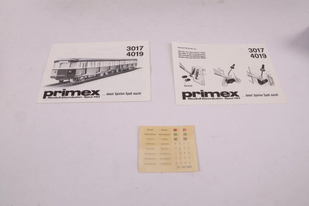 Primex H0轨 - 3017 - 火车单元 (1) - 两节式S-Bahn列车组 - BVG #4.3