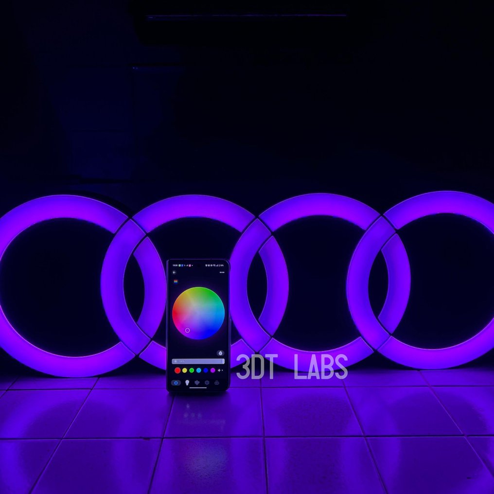 Sign - Audi - Ring Audi Led XL - 2025 #1.0