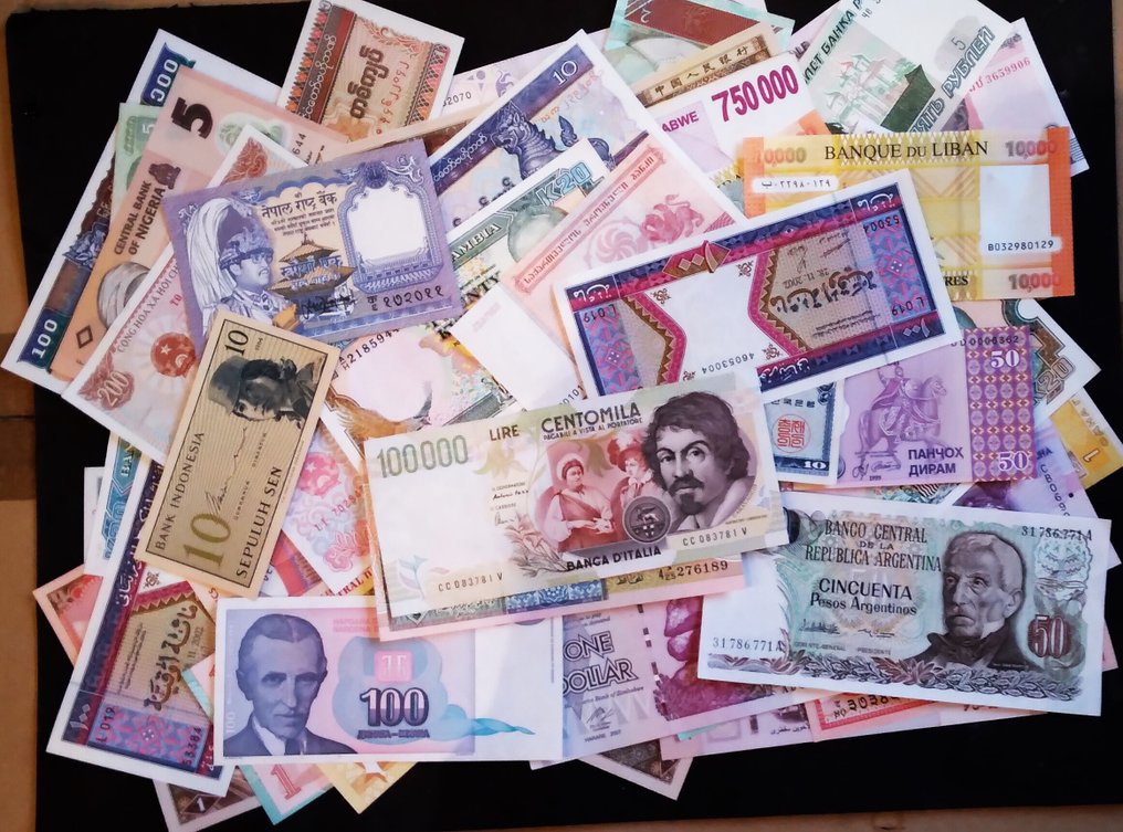 World. - 98 banknotes - various dates  (No reserve price) #1.0