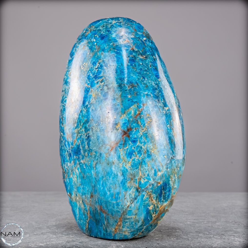 Φυσικό ουρανό μπλε Απατίτης Ελεύθερη μορφή- 1936.22 g #2.1