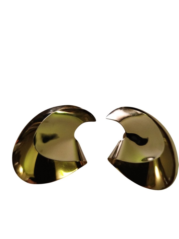 耳環 - 18 克拉 黃金 - P. Wong 的耳环设计 #1.0