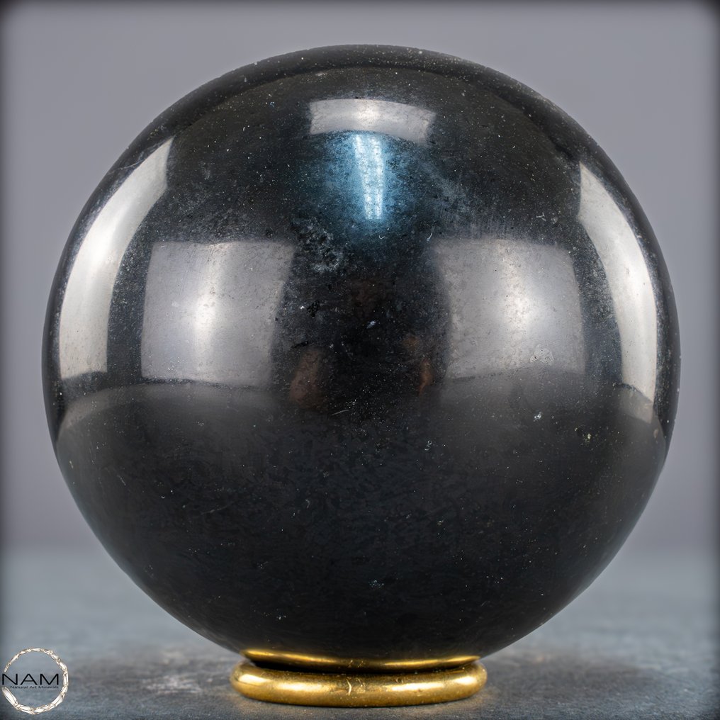 天然黑色碧玺 Sphere,来自巴西- 1763.79 g #3.2