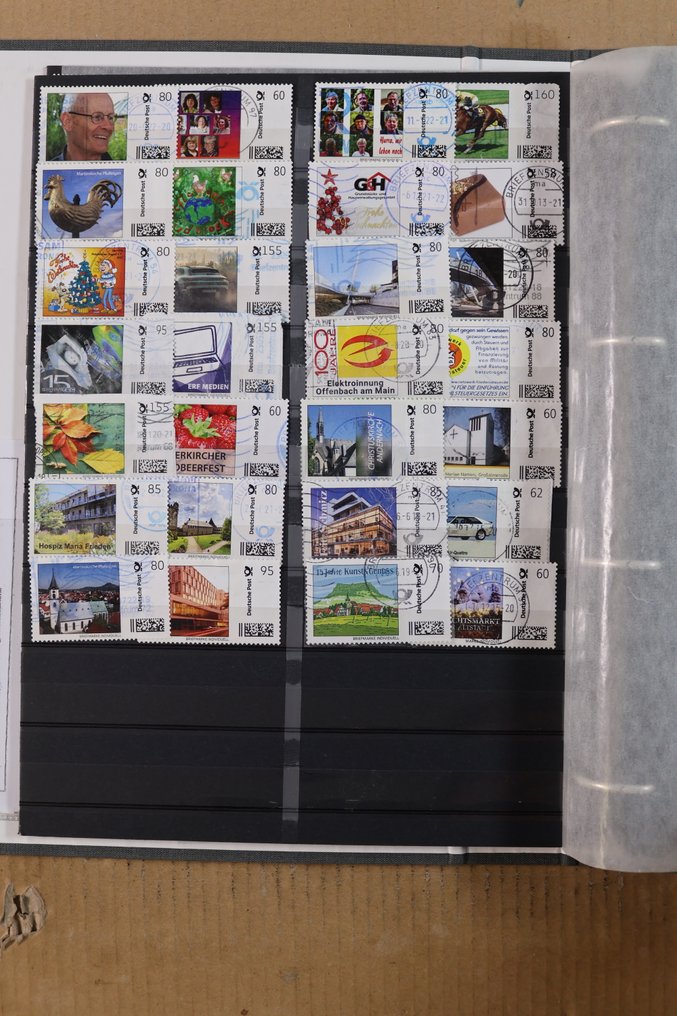 德国,联邦共和国 2018/2024 - 个人邮票和QR邮票收藏在存货纸上——全球免费送货* #3.2