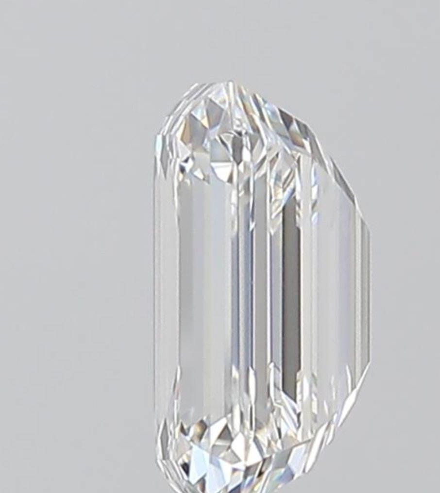 1 pcs 钻石 (天然) - 1.30 ct - 祖母绿 - F - VVS1 极轻微内含一级 - 美国宝石研究院(GIA) #1.0