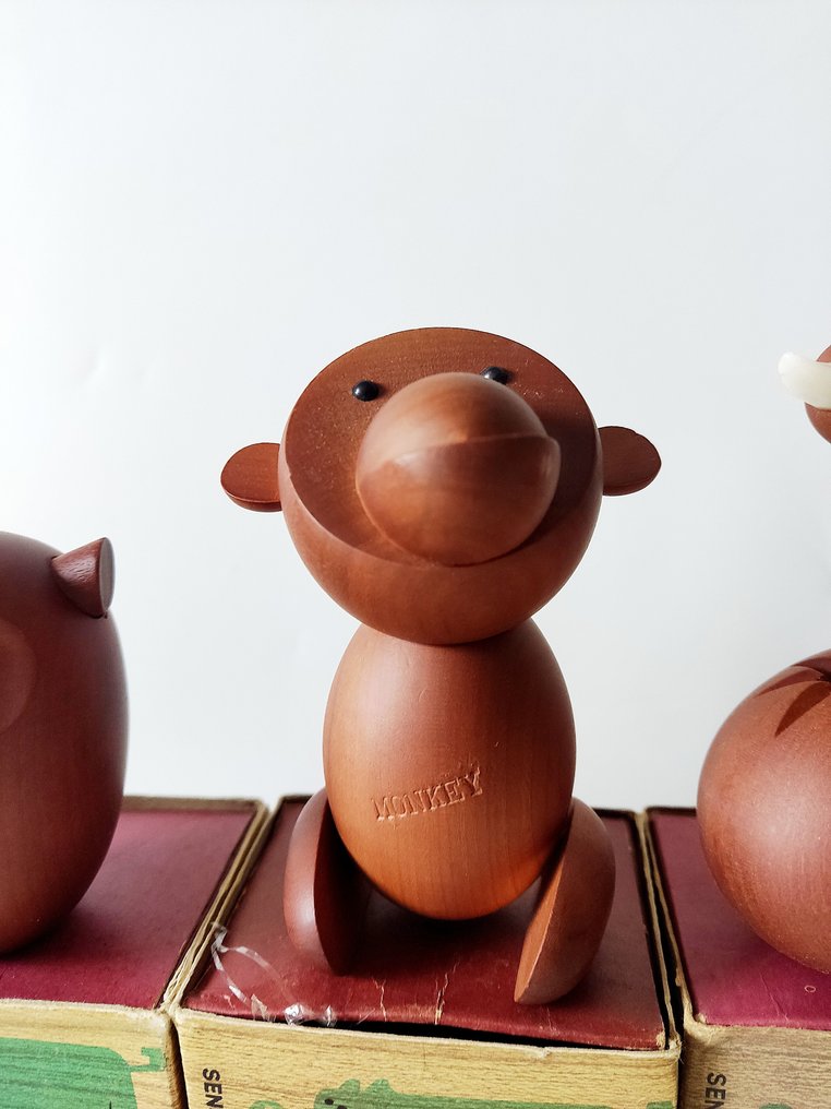 千趣会 Senshukai Royal pet Vintage Wooden Animals  - Doll 千趣会 Senshukai Royal pet Vintage Wooden Animals - Japan #4.3