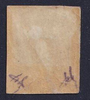 Belgium 1866 - Small lion - 1c grey unbrushed with 4 beautiful edges - OBP/COB 22 #1.0
