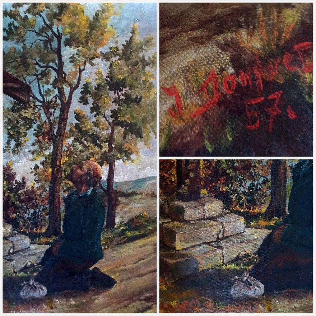 法国学校 (XX) - La devozione del pellegrino #2.1