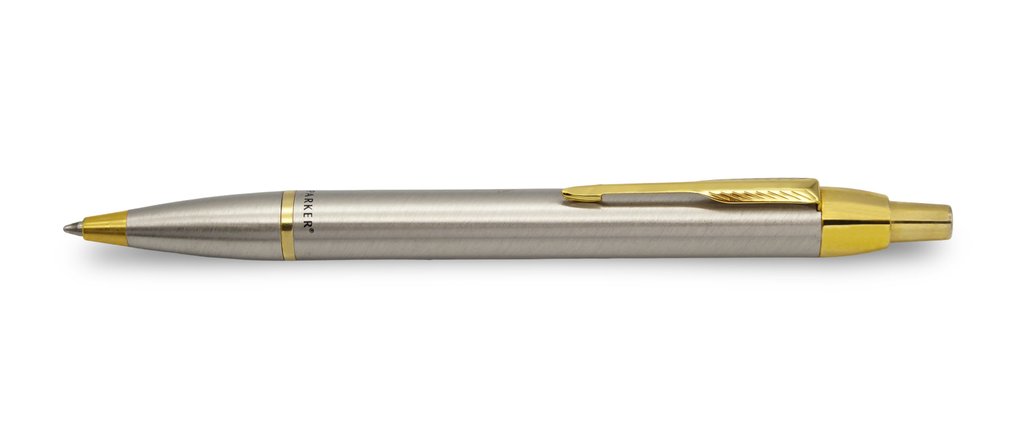 Parker - Stilografica mod. "25 Green Flighter" + Penna a Sfera mod. "IM Brushed Gold Metal GT" in Box - No Reserve Price - Pen set #2.1
