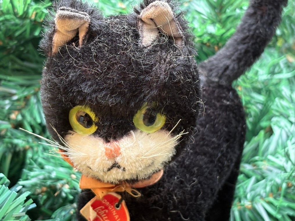 Schuco: Bigo Bello Kat, 1950-160, mohair. - Λούτρινο ζωάκι - 1950-1960 - Γερμανία #3.2