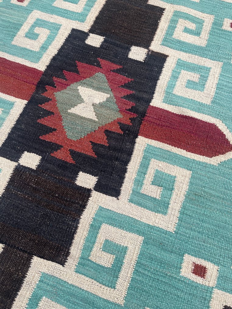 Afghaan Design Kelim - (nicht benutzt) - neu - unbenutzt - handgewebt - Wolle - fein handgewebt - Kelim - 178 cm - 125 cm #4.3