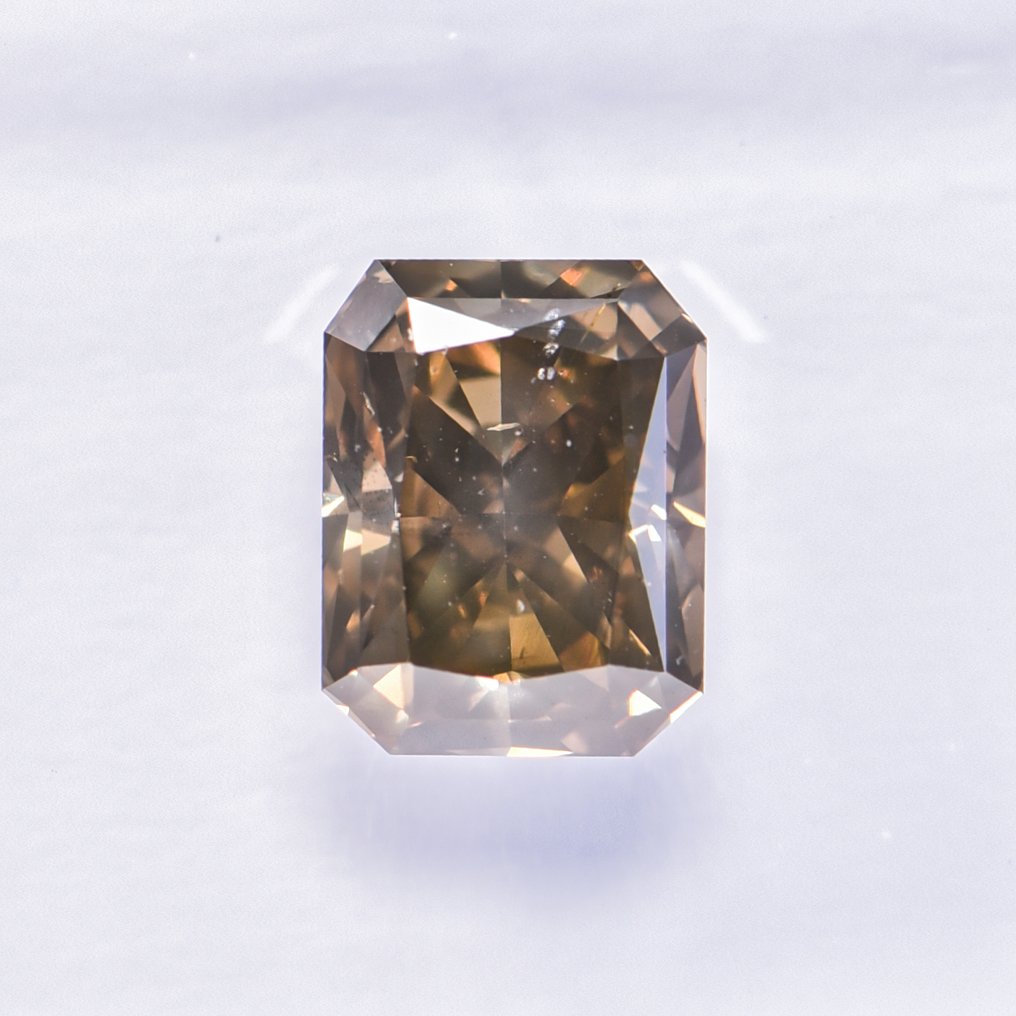 χωρίς τιμή ασφαλείας - 1 pcs Διαμάντι (Φυσικού χρώματος) - 1.26 ct - Ράντιαν - Fancy deep Πρασινωπό, Γκριζωπό Κίτρινο - SI2 - International Gemological Institute (IGI) - VG VG #1.0