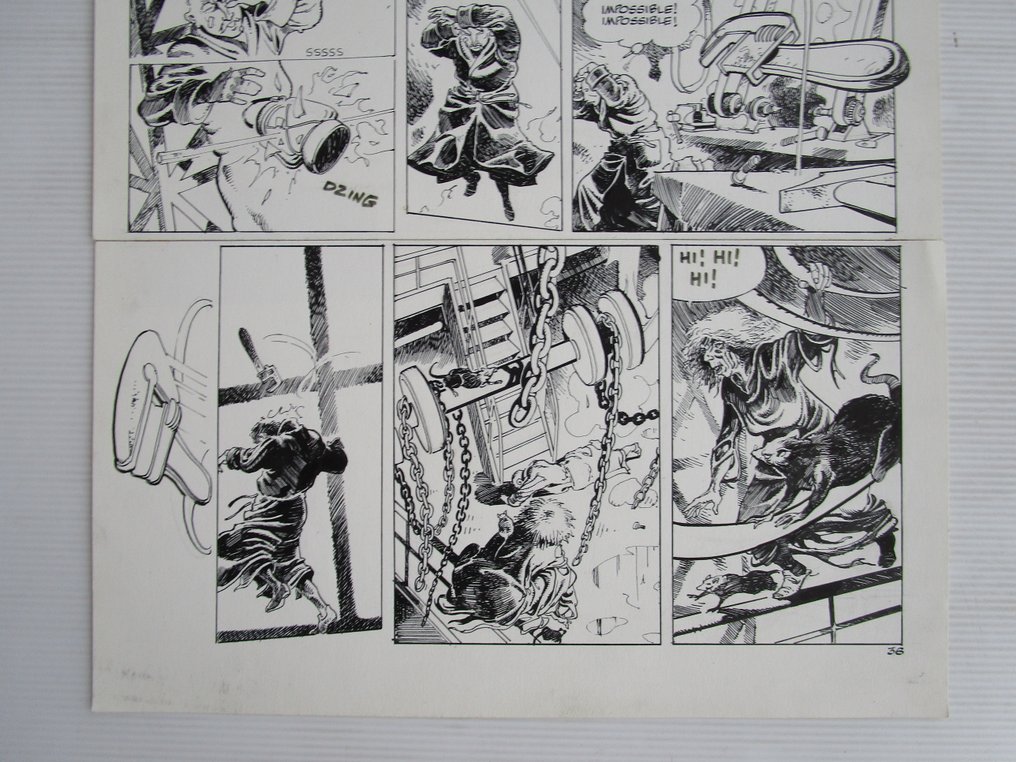 Eric - 1 Original page - Le Verrou - 1987 #2.1