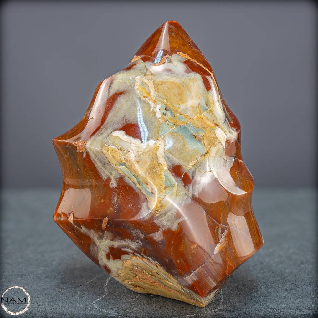 Natural agate jasper Flame from Madagascar- 2814.37 g #4.3