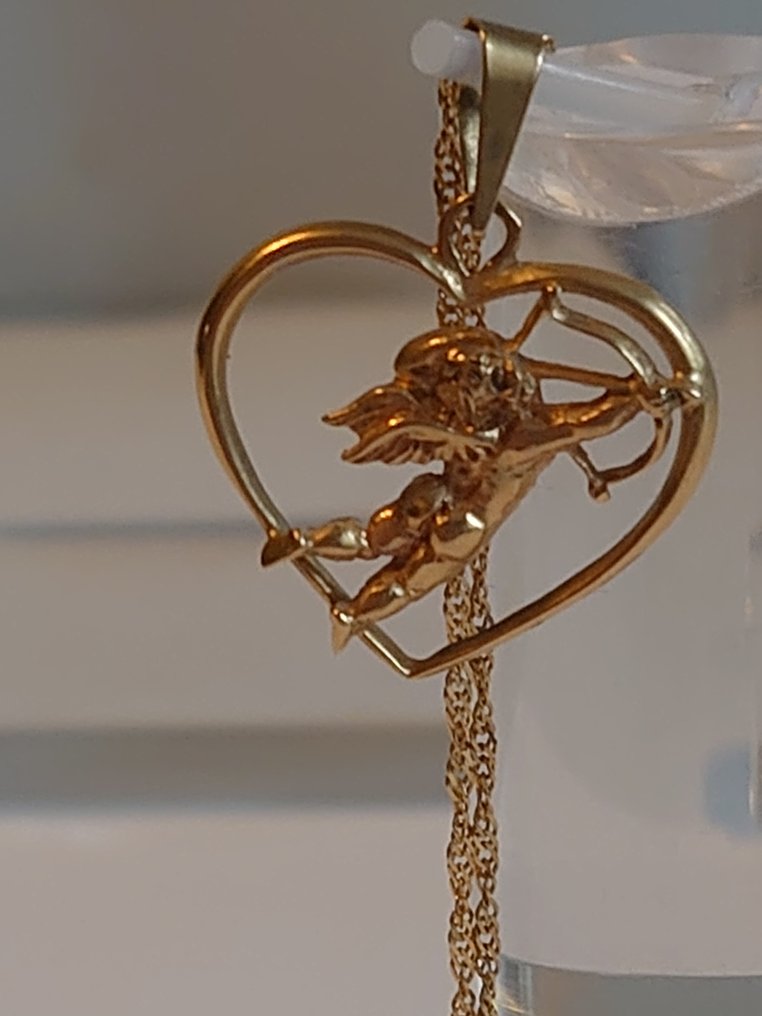 沒有保留價 - 吊墜頸鏈 - 18 克拉 黃金 #4.3