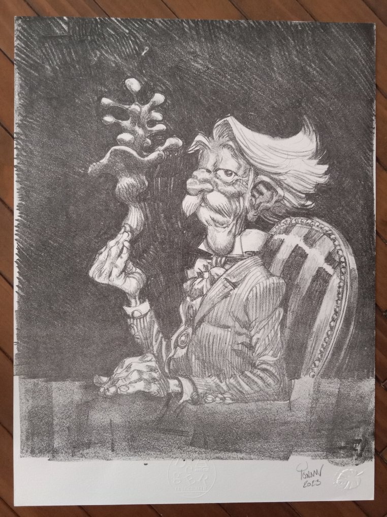 Yoann - 1 Lithograph + 2 ex-libris - Spirou et Fantasio #1.0