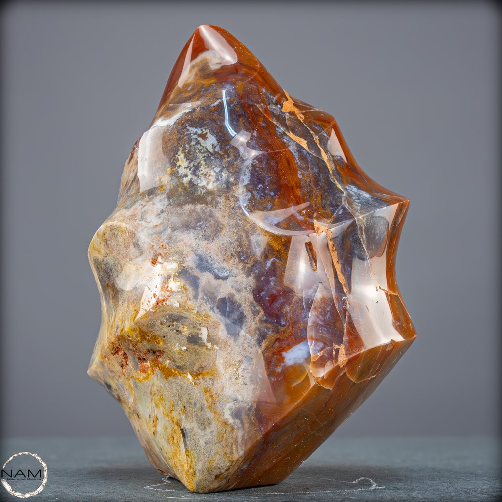 Natural agate jasper Flame from Madagascar- 2814.37 g #1.0