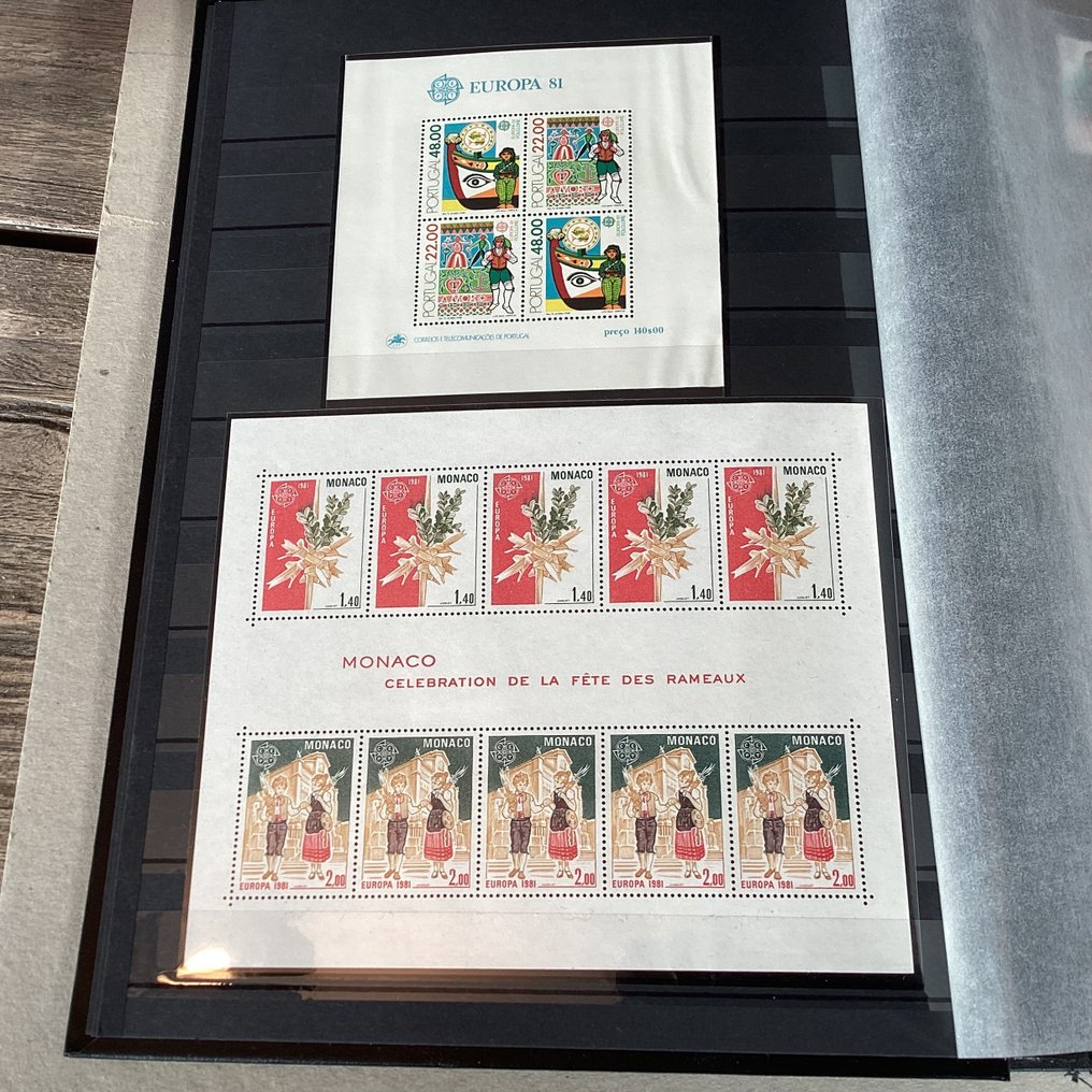 德國 1979/1981 - 丰富的收藏，包括跟风者和小纸片。 - Michel #3.2