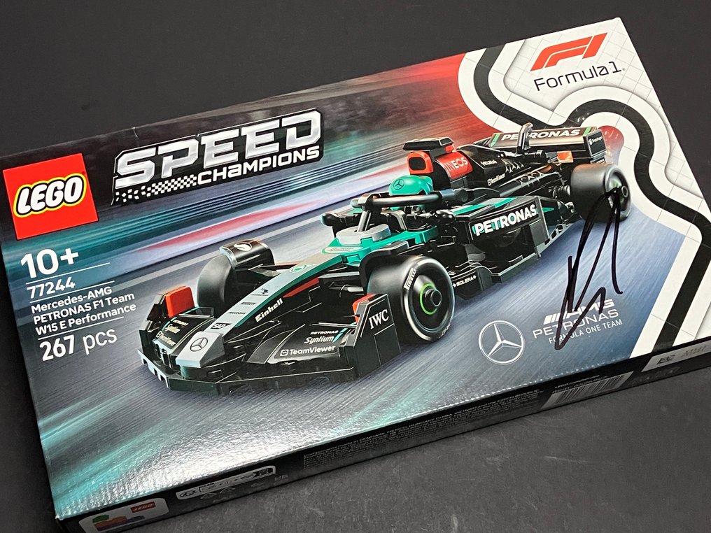 梅 赛 德 斯 - George Russell - 2024 - 乐高极速冠军  #1.0