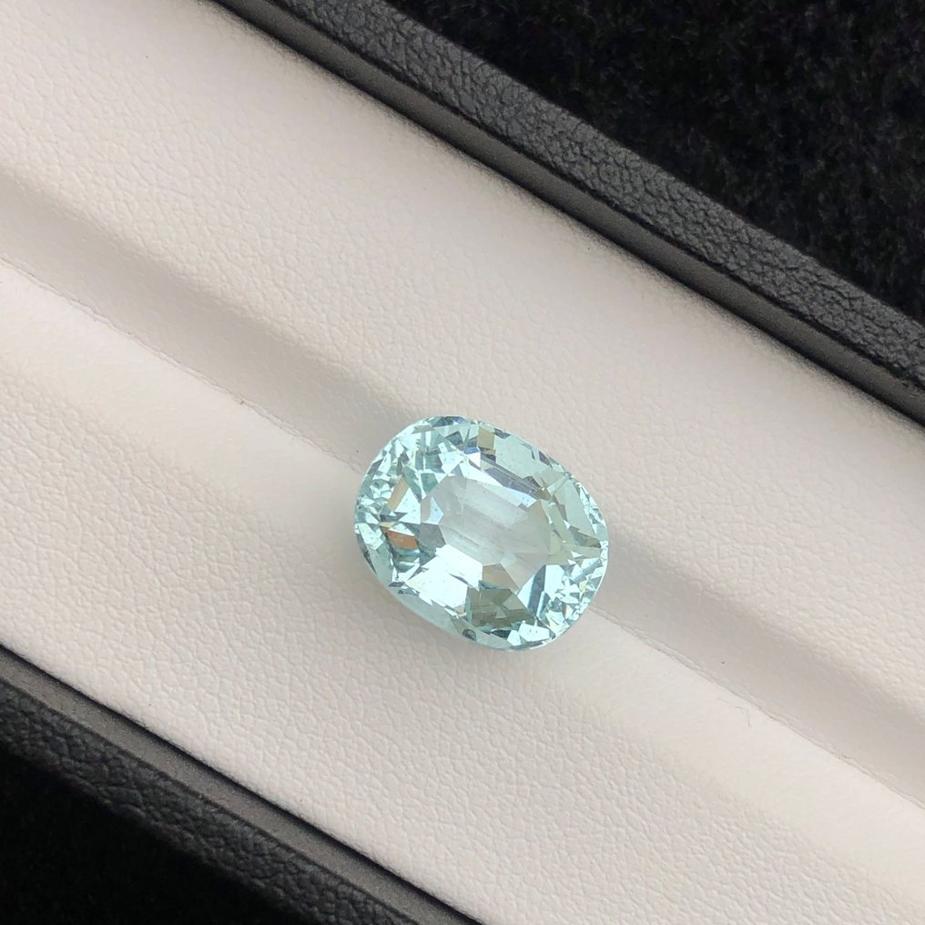 χωρίς τιμή ασφαλείας - 1 pcs Μπλε, Πράσινο Ακουαμαρίνης - 6.71 ct - International Gemological Institute (IGI) #4.3