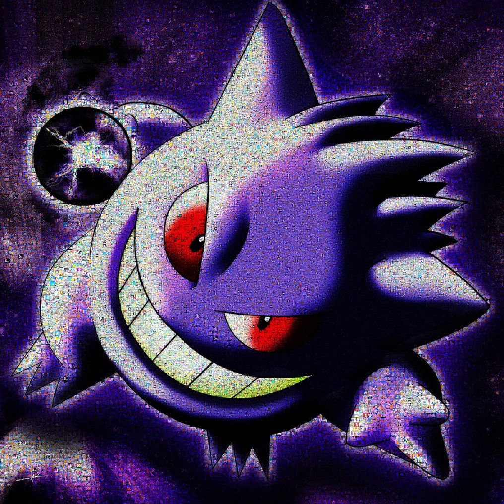 David Law (1967) - Pokemon - Ectoplasma - Format XL 60x60 #1.0