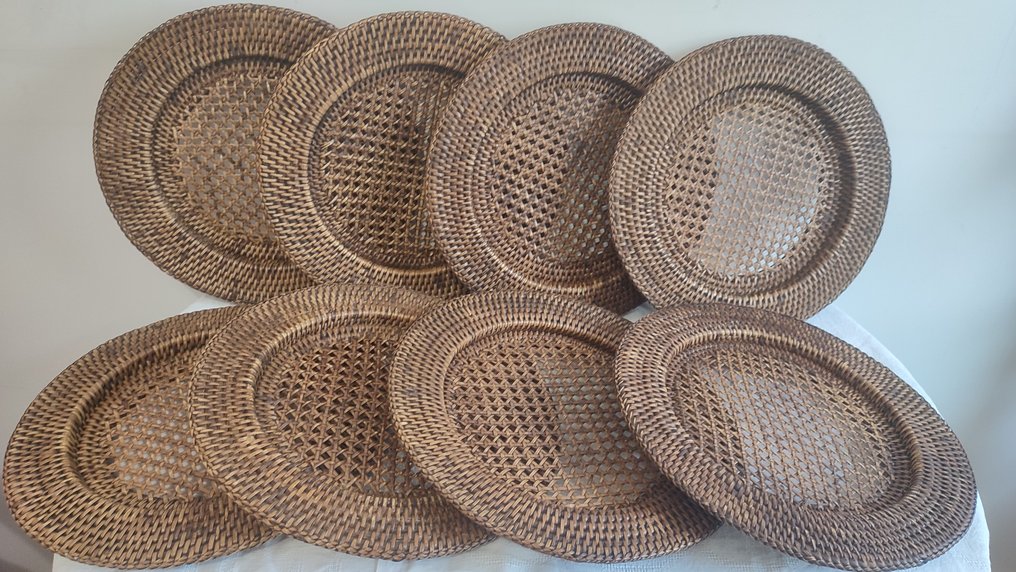 Flamant - 充電板 (8) - 多哥 - 藤, 竹, cannage, osier - 餐具服务 #2.1