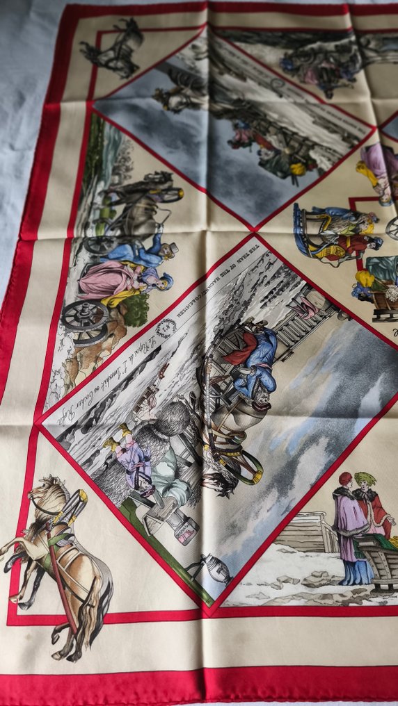 Hermès - VOYAGE EN RUSSIE by Loïc Dubigeon, rare et recherché - Könnyű selyem #2.1