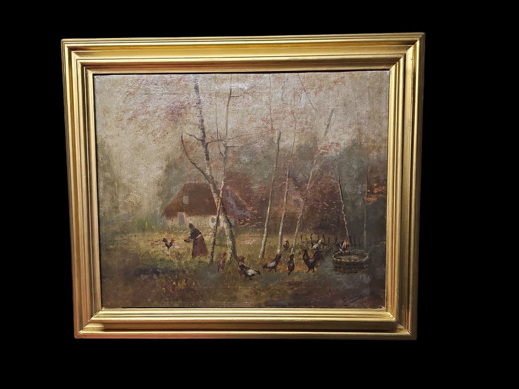 Gustave Crommelynck ( 1883-1961) - Landelijk tafereel #1.0